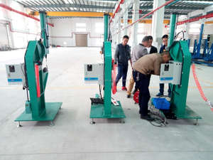 SUNCENTER-máquina de unión de chapa hidráulica, accionada por aire - Product Image 6