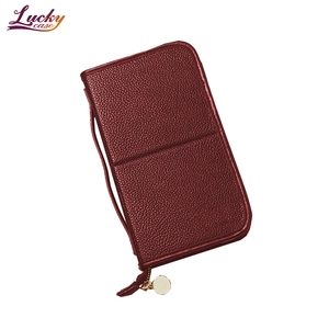 PU makyaj seyahat çantası makyaj fırçaları için yüksek kaliteli fırça çantası masaüstü kullanımı için katlanabilir kozmetik fırça kılıfı - Product Image 5