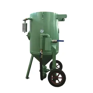 Alta eficiência automática Wet Drum Tipo Areia Blasting Machine Rotary Barrel Sandblaster