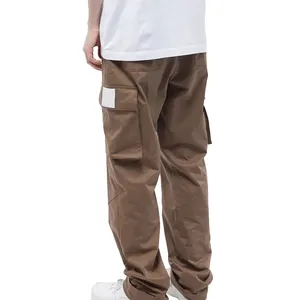 Hot Sale Streetwear Sweatpants Men Cargo Pants Oversized Sweat Pants 6 Pockets Wide Leg Cargo Pants For Men