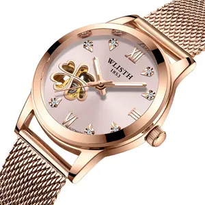 2022 Luxury Classic Style Ladies Watch Without Caseback Automatic Mechanical Watch Gold Vintage Ladies Watch