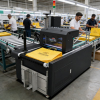 Machine d'emballage numérique automatique à jet d'encre CMYK pour carton ondulé coloré Yotta Factory, imprimante de sacs en kraft à passage unique