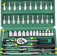 Ensemble d'outils de réparation automobile, ensemble de 46 pièces, bicyclette électrique, moto, voiture, 20 pièces