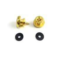 En gros, boutons de sangle de guitare en or, embouts de verrouillage en métal pour sangle de guitare, accessoires de guitare