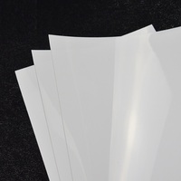 Feuille diffuseur de lumière LED d'usine OEM, feuille en plastique brillant en PVC blanc
