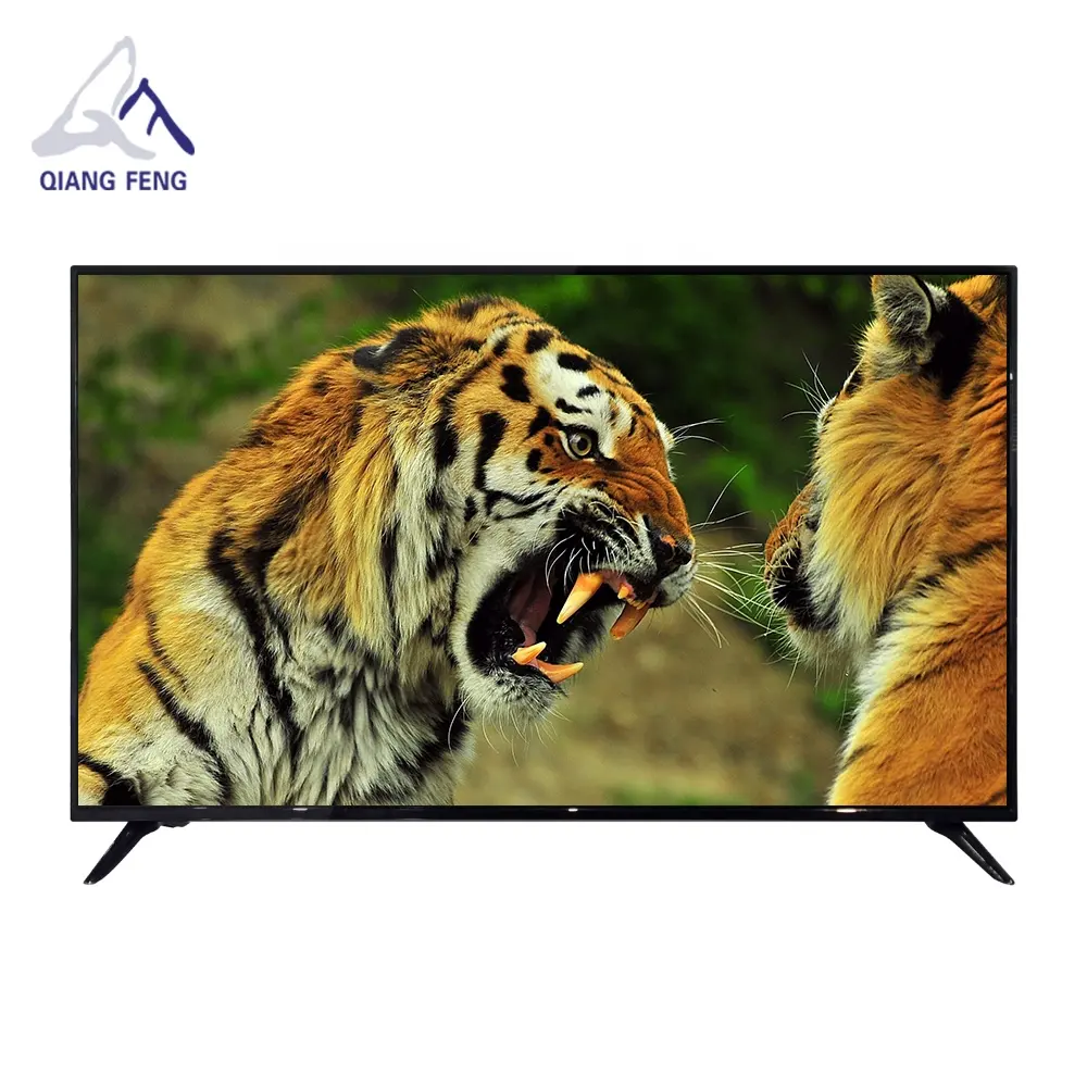 Internet Cina Smart Low Harga Tv 4K 3d Led Televisi Layar Datar 77/80/90/95/100/110 Inch 100W Datar Dukungan