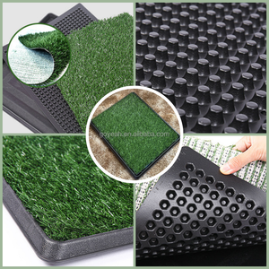 Tapis en herbe artificielle pour chien <span class=keywords><strong>de</strong></span> grande taille 35x22,6 pouces avec plateau, bac à litière pour chien lavable avec patch en herbe artificielle - Product Image 2