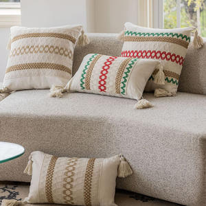 Boho Throw Soft Farm house dekorative Kissen bezüge Bezüge mit Quasten Kissen bezug angepasst - Product Image 2