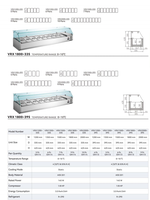 Mesa Refrigerada de Preparación de Pizza de Acero Inoxidable GN1/4 de 2m con 10 Compartimentos de Temperatura Única, Mostrador Refrigerado para Frutas y Ensaladas