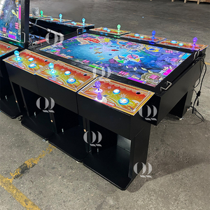 Máquina de juego de mesa Fish Hunter de 55 pulgadas con logotipo personalizado QIQU para 6 jugadores, máquina de arcade de alta calidad para salas de juegos recreativos. - Product Image 2