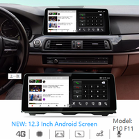 Pantalla Táctil YZG de 12.3 Pulgadas con Android 13, Snapdragon, 64GB, Carplay, Android Auto y Navegación para BMW Serie 5 F10 F11 E60 F30 2015