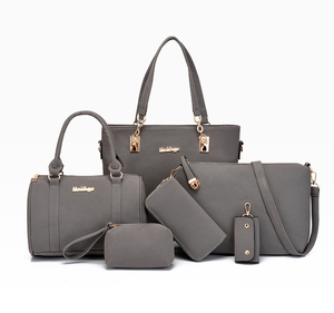Nouvel ensemble de sacs multi-pièces pour femmes 2025 – Sacs à main, sacs bandoulière et sacs à l'épaule tendance pour femmes avec fermeture éclair et doublure en polyester - Product Image 5