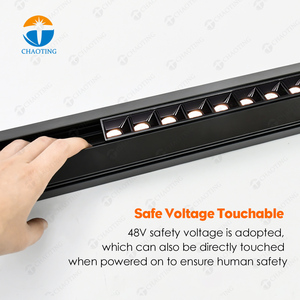 Nouveau design, rail magnétique en aluminium pour plafond <span class=keywords><strong>tendu</strong></span>, éclairage <span class=keywords><strong>LED</strong></span> sur rail 48V, Russie - Product Image 5