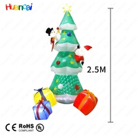Haute qualité Inflat Christmas Inflat décoration arbre de Noël cadeau préféré pour les enfants gonflable personnalisé pour l'événement de fête de famille