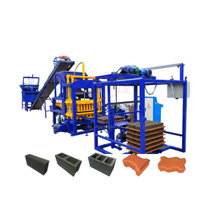 Máquina de bloques de material de construcción de hormigón, máquina de fabricación de ladrillos, máquina de fabricación de ladrillos de cenizas volantes con apilador de bloques - Product Image 1