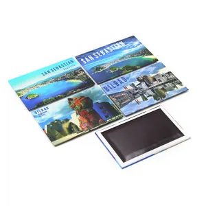 Refrigerator Magnet Custom Tourist Souvenir Spain San Sebastian Bilbao Landscape Fridge Metal Magnet