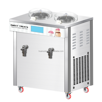 Machine à crème glacée avec batterie incluse, garantie 1 an - pour les stands de marché nocturne, les boutiques de desserts, les salons de thé