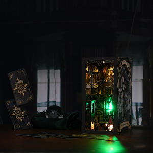 Casas de Muñecas Hechas a Mano, Rincón de Lectura, <span class=keywords><strong>Casa</strong></span> de Muñecas de Adivinación, Kit Creativo de Ensamblaje 3D para <span class=keywords><strong>Casa</strong></span> de Muñecas, Regalo de Cumpleaños para Niñas - Product Image 6