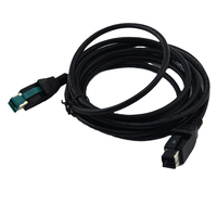 Kabel USB Printer Komunikasi Khusus 12V Male ke 5V Male Kabel Daya USB