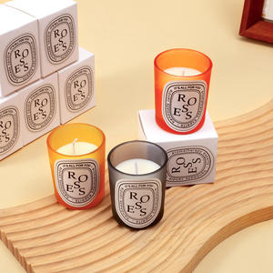 Personnalisation de marque privée pour la Saint-Valentin, bougies parfumées en cire de soja de haute qualité, cristal de luxe, ambiance romantique, souvenir - Product Image 2