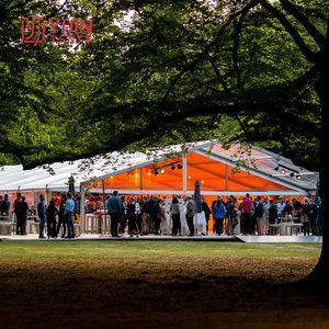 Tente de réception commerciale en PVC blanc 10x20m 15x20m pour festivals de vin et de cuisine - Product Image 3