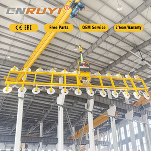 מעלית ואקום חשמלית כבדה עם סיבוב והטיה, בעלת אישור CE, קיבולת העמסה 2400 ק\\\"ג, להתקנת זכוכית / יריעות מתכת - Product Image 1