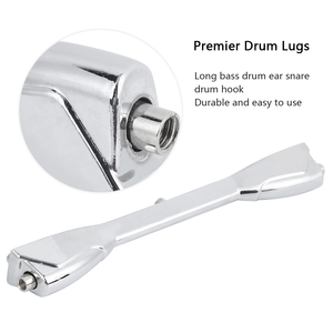 Premier Chrome 2 uds Drum Lugs Snare Hardware Kit WC21E para accesorios de repuesto de instrumentos <span class=keywords><strong>musicales</strong></span> - Product Image 3
