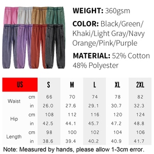 2024 gran oferta 360GSM peso pesado algodón poliéster polar Jogger pantalones de chándal de gran tamaño Batik ácido lavado pantalones de chándal para hombres - Product Image 6