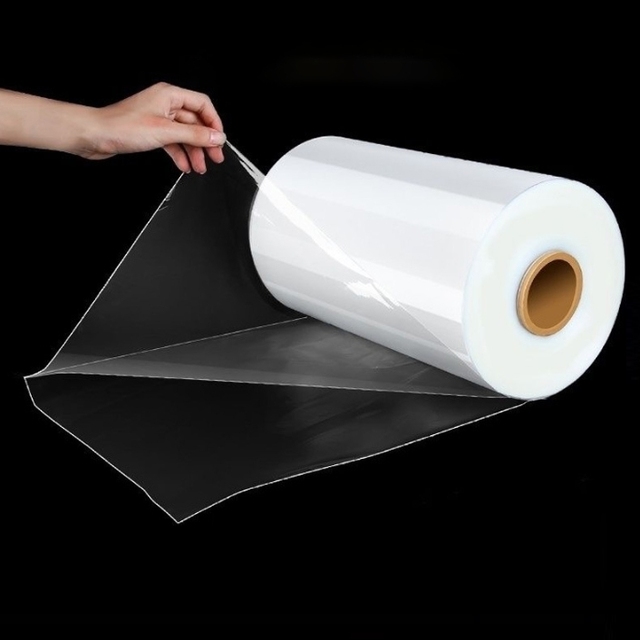 Center Folded POF Shrink Wrap Film Roll for Food Packaging