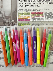 Mới Văn Phòng Phẩm 16 Đếm Kinh Thánh Nghiên Cứu Kit <span class=keywords><strong>Highlighter</strong></span> Pastel Gel Đánh Dấu Bút Đầy Màu Sắc Không Có Chảy Máu Gel <span class=keywords><strong>Highlighter</strong></span> Đánh Dấu Bộ - Product Image 4