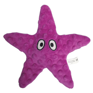 Wholesale Hot Sell Friendly Cute Soft Starfish Durable Pet <b>Squeaky</b> Chew Toy Starfish Interactive Bite Resistant Pet Dog Chew Toy - Product Image 6