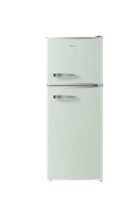 Réfrigérateur compact de style <span class=keywords><strong>vintage</strong></span> MDFR120-RE à double porte, sans givre, électrique, 116L, refroidissement par air, économie d'énergie - Product Image 2