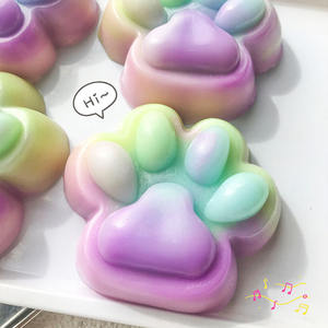 Jouet Squishy Géant Patte de Chat Arc-en-ciel en TPR, Cadeau Unisexe à Rebond Lent, Origine Zhejiang, Nouvelle Arrivée - Product Image 3