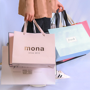 Vêtements sac à main papier spécial publicité haut de gamme personnalisation couleur étanche antichoc en gros impression sac en papier - Product Image 5