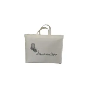 wholesale Custom Size Printed eco bags print custom Organic fabric bag pp polypropylene no woven Bag with logo