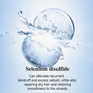 Selenium Sulfide chống gàu kiểm soát dầu da đầu làm sạch làm rõ hiar Fluffy dầu gội sản phẩm tóc