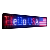 Letrero LED Programable con Mensaje Desplazable, Pantalla LED P5 a Todo Color Personalizada, Letrero LED para Exteriores