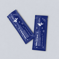 Sachets en Mylar personnalisés pour échantillons de cosmétiques liquides, crèmes et poudres, 3ml, 5ml, 10ml, en plastique, avec logo sur mesure