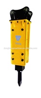 Marteau hydraulique pour excavatrice, accessoires de machines de construction pour excavatrice/chargeuse compacte