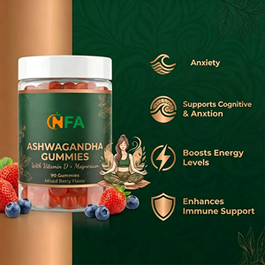 OEM ODM ashwagandha gummies มีสารสกัดจากราก ashwagandha สนับสนุนการเสริมอารมณ์โฟกัส - Product Image 5
