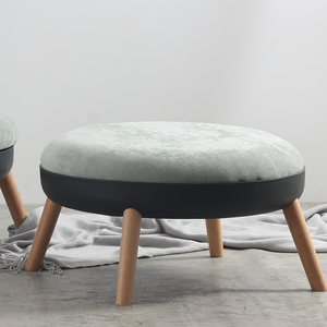 Nordic Furniture Modern Round Seat Soft Comfortable Wabi-sabi Japandi Nordic Leisure <strong>Occasional</strong> Living Room Bedroom <strong>Chair</strong> - Product Image 6