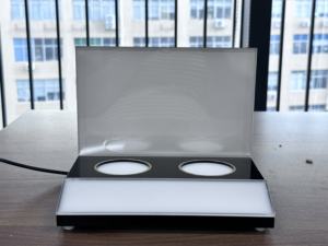 RINA Tech – Présentoir en acrylique LED en gros pour usine, support d'affichage pour casque Bluetooth en acrylique, table d'exposition personnalisable - Product Image 2