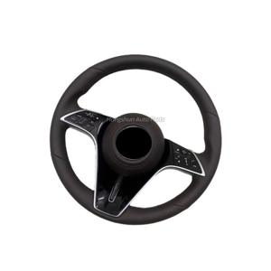 Para <span class=keywords><strong>mercedes</strong></span>-benz <span class=keywords><strong>2021</strong></span> S500 <span class=keywords><strong>4Matic</strong></span> S400d Clase S Maybach Clase E Volante de cuero - Product Image 4