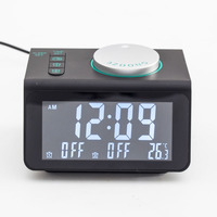 Digitale klokradio met dubbele alarmfunctie, dubbele USB-oplaadpoorten, 5 niveaus helderheidsdimmer voor kinderen