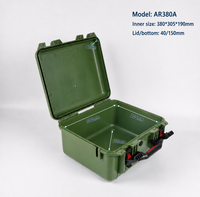 Étui personnalisé ODM multifonctionnel en plastique PP vert, étanche IP65, pour équipement photographique d'ingénierie extérieur
