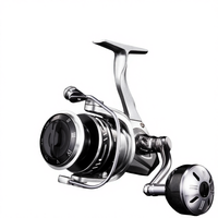 Moulinet de pêche en mer Ecooda EBH Black Hawk Génération 3, moulinet à lancer, main gauche, 11 roulements à aiguilles, moulinet interchangeable