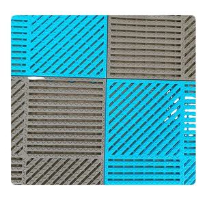 Alfombrillas de drenaje entrelazadas 12 "x 12" Ducha antideslizante Baño Piscina Azulejos para pisos - Product Image 6