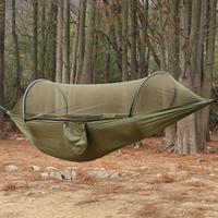 Hamac moustiquaire à ouverture automatique avec barre de maintien, installation rapide, portable et durable pour le camping, la randonnée et les voyages en plein air