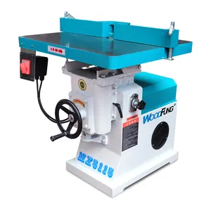 Woodworking sliding table wood single spindle cutter moulder shaper milling machine with feeder