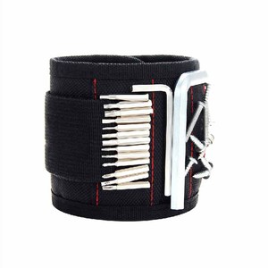 <span class=keywords><strong>Braccialetto</strong></span> <span class=keywords><strong>magnetico</strong></span> per tenere viti, chiodi e punte da trapano 10 o 15 potenti magneti, bracciale da uomo e donna - Product Image 3